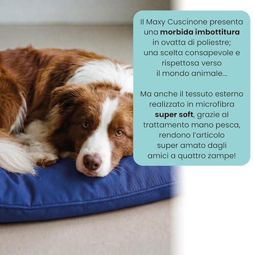 Coussin matelassé Maxy pour chien et chat : finis les couchages plats 60x100 - 4