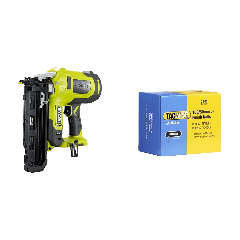 Cloueur de finition 16G 18V ONE+ avec lot de clous 50 mm Tacwise