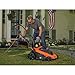 BLACK+DECKER 20-Inch Corded Electric Lawn Mower, Ultra Light Push Mower, 13-Amp High Output Motor, 3 in 1 Cutting Versatility, Tool Free Height Adjustment, 7-setting Cutting Height (MM2000)