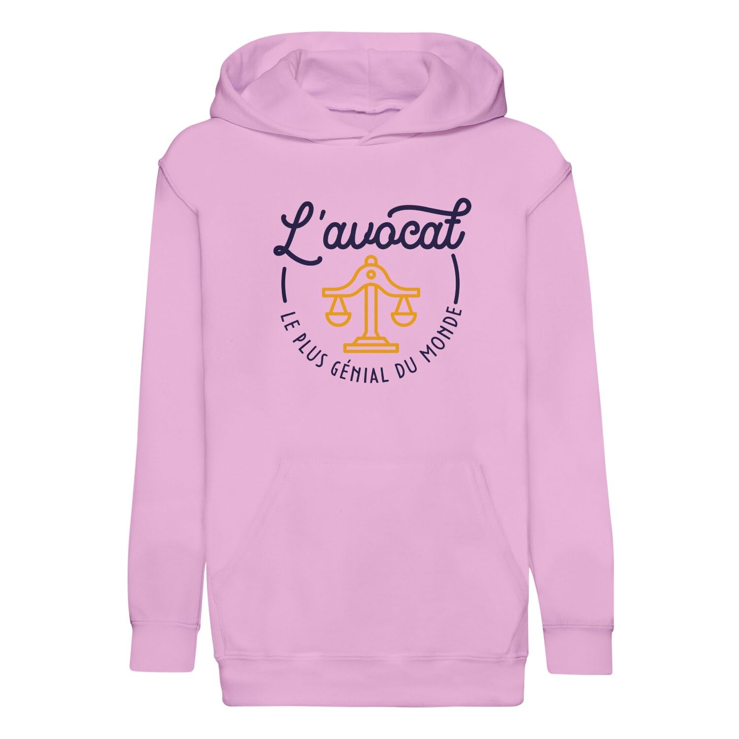 Sweat capuche enfant l'avocat le plus génial du monde en textile premium durable - 4