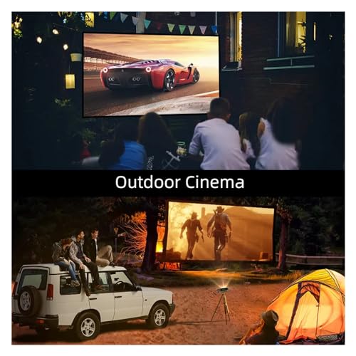 Pantalla de proyeccion de 100 pulgadas ideal para noches de cine en familia en el salon 3