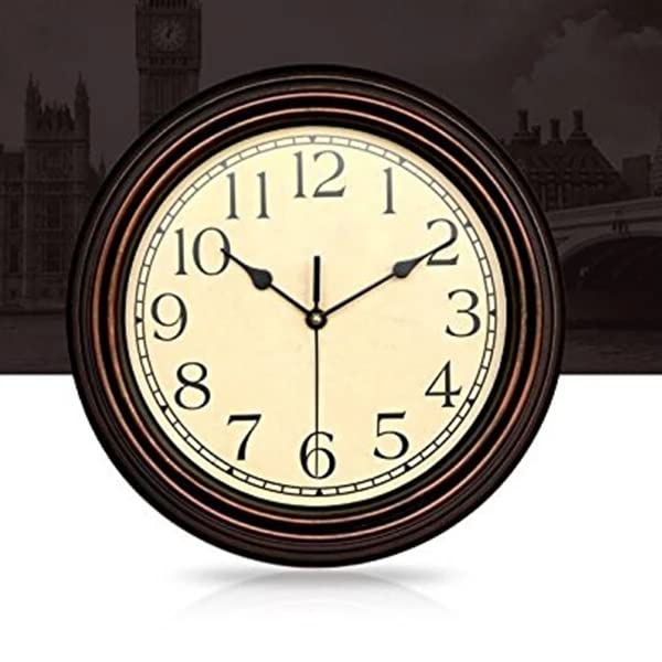 Horloge murale décorative rétro à quartz de qualité supérieure modèle Vision