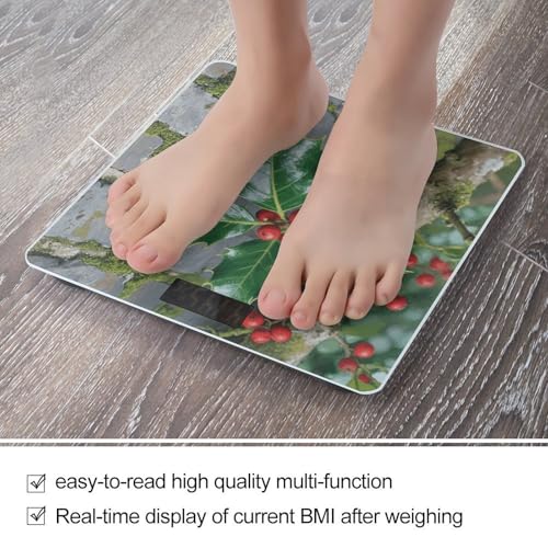 Báscula digital para baño con pantalla LED y vidrio templado miniatura 5
