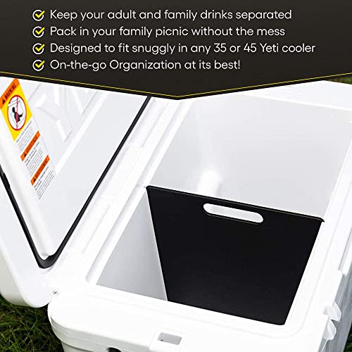Cooler Divider & Cutting Board Yeti Tundra Compatible (Size 35 & 45) - Improved Design By Beast Cooler Accessories That Is Compatible With Yeti Tundra 35 & 45 Coolers #TOP2