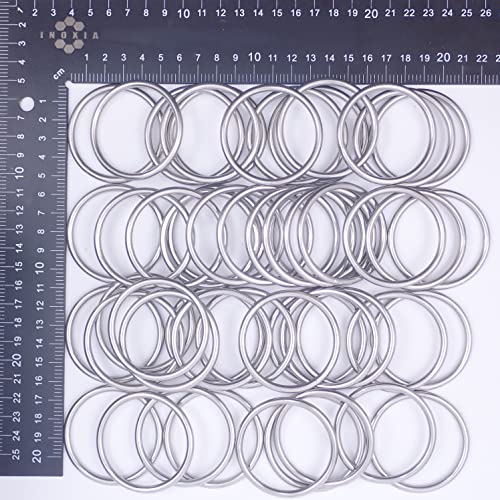 Anneaux soudés inox 316 45mm Inoxia pour voile d'ombrage