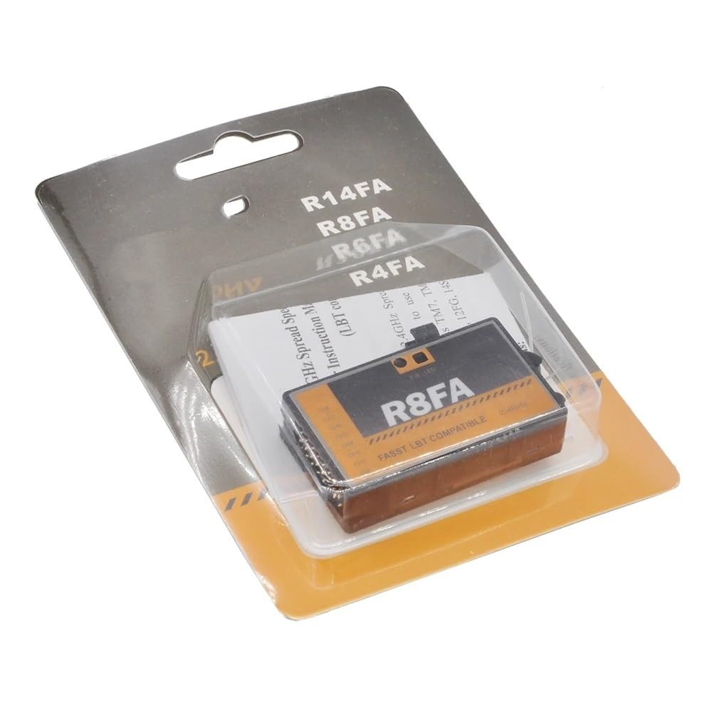 Receptor R8FA 2,4 GHz de 8 Canales Compatible con Velocidad rápida