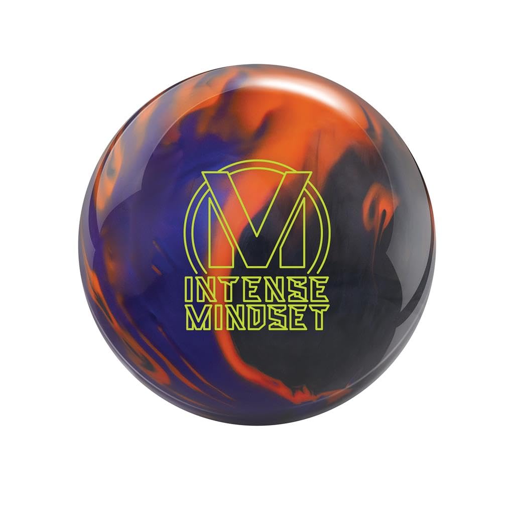Bowlerstore Products Brunswick PRE-DRILLED Intense Mindset Bowling Ball - Black/Orange/Purple 12lbs