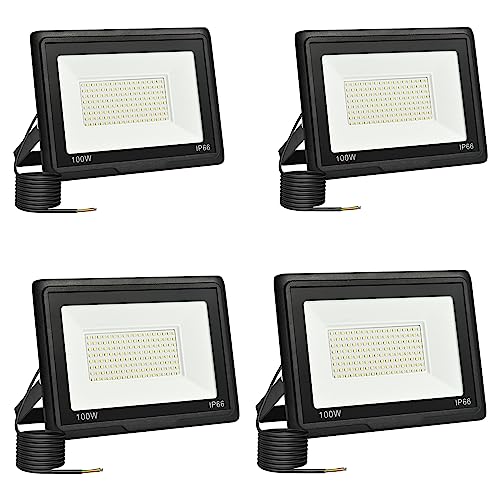 toobettp Outdoor LED Floodlight, 100 W