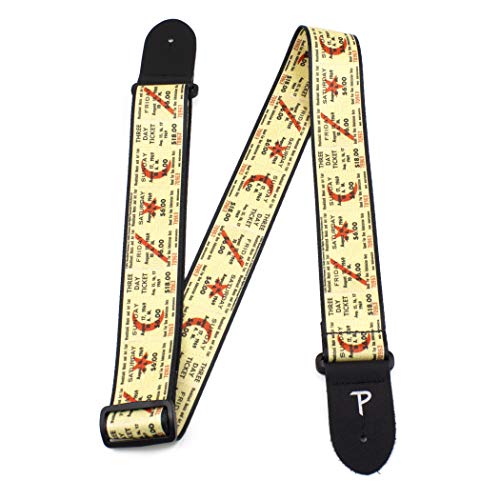 Perris PLPCP8134 Sangle pour Guitare Woodstock en Polyester Motif Ticket - Les Beatles, Paul McCartney, John Lennon, RIngo Starr, George Harrison Perris PLPCP8134 Sangle pour Guitare Woodstock en Polyester Motif Ticket – Image 6