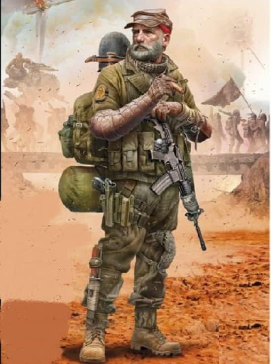 Master Box 24074-124 pulgadas. Serie Pst-Apocalíptica. El último puente. Kit 2. Raider Reaper