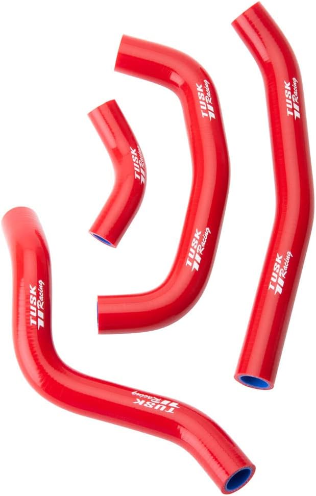 Tusk Radiator Hose Kit Red Compatible with Honda CRF250R 2018-2021