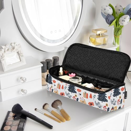 Bolsa de viaje para herramientas de cabello con dibujo de mármol, resistente al calor, para planchas, rizadores y accesorios de cuidado capilar miniatura 7