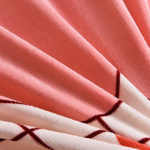 Kawaii Room Decor Shaggy Duvet Cover For Boys Kids Girls Strawberry Comforter Cover Ultra Soft Velvet Plush Bedding Set Cute Fruit Strawberry Cozy Flannel Bedding,1 Duvet Cover + 2 Pillowcases,Full #TOP3