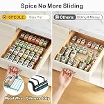 Spice Drawer Organizer - See Every Spice & Grab Quickly, 4 Pack - Image 3