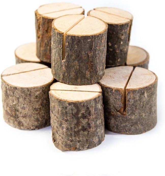 Porte-numéros de table en bois (20 pcs) pour marque-place de mariage - 3