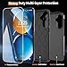 AMILIFECASES for Samsung Galaxy A56 5G Case, Galaxy A56 Case with 1 Pcs 9H HD Screen Protector, Heavy Duty Shockproof Full Body Phone Cover for A56 Phone Case 6.7 inches, Black