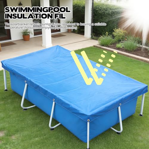 Cobertor rectangular para piscina de 14ft x 7ft miniatura 4