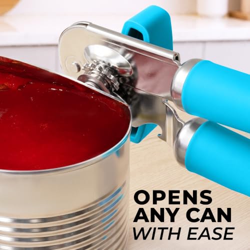 Image of Zulay Kitchen Stainless Steel Swing Open Manual Can Opener Comfortable Grip