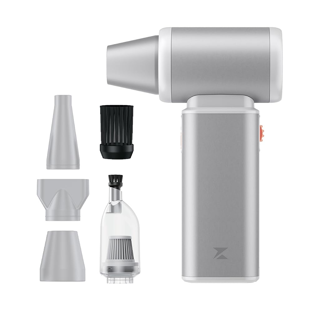 Cordless Car and Home Vacuum Cleaner with Blower | More Suction,7000 PA | 2-in-1 Functions with Air Blowing | 6 Attachments+Storage Bag | Dual Filtration with HEPA | BLDC Motor | 2 Suction Modes-image-16