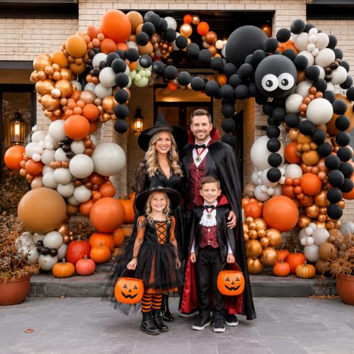 Image of Halloween Link Balloons Spider Balloon Garland Halloween Party Decorations