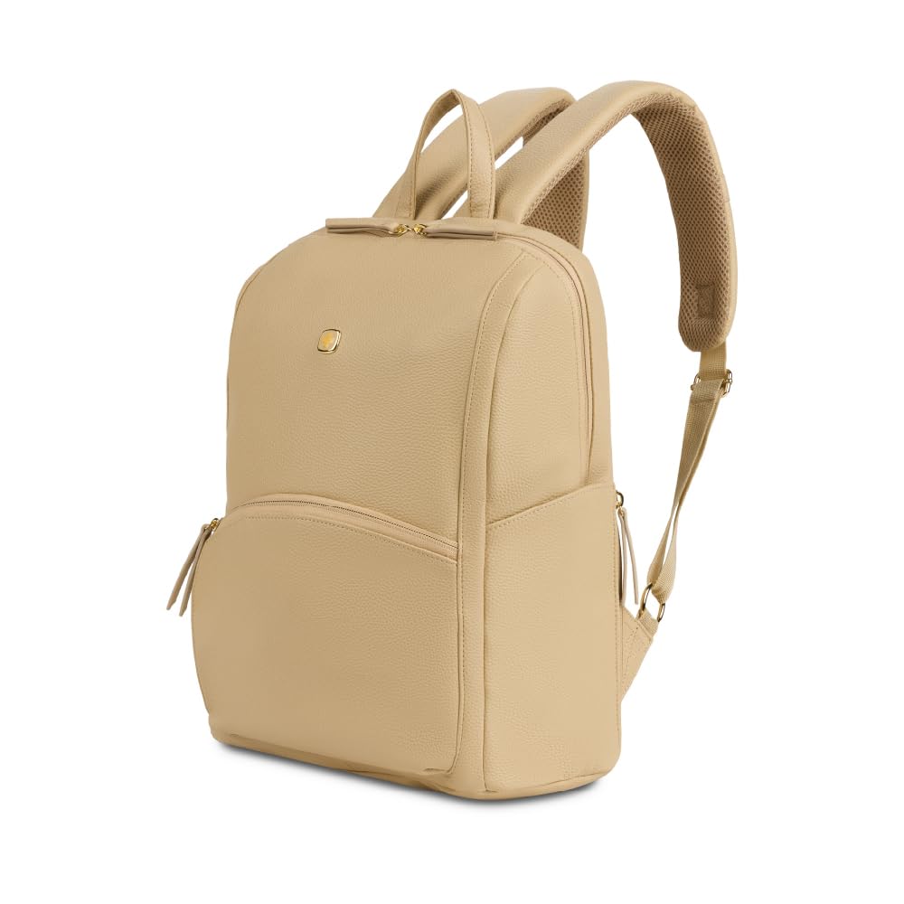 SwissGear Serenity Luxe Women's Laptop Backpack, Taupe, 16 Inches