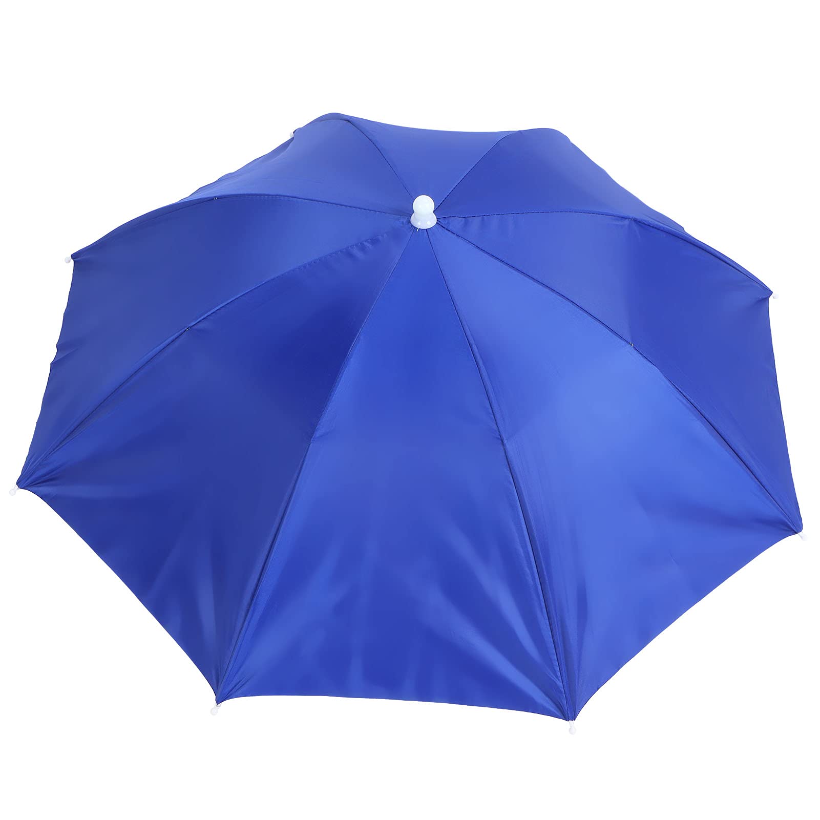 Umbrella Cap, Waterproof Sun Hat Umbrella Hat for Outdoor Fishing for Outdoor for Hiking for Camping(Dark Blue)