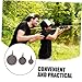 Kisangel 6Pcs Stainless Steel Training Targets Durable Lightweight Convenient Design for Outdoor Shooting Practice for Improving Accuracy and Skills