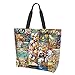 Mickey Mouse Damen Canvas Tote Bag Einkaufstasche Schultertasche Umhängetasche Damen Casual Chic Taschen