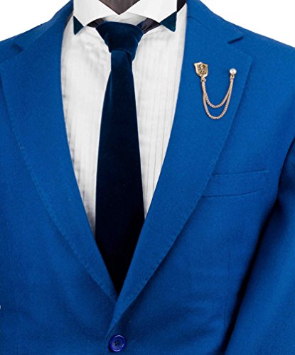 Knighthood Shield And Stone Lapel Pin, Collar Pin, Shirt Stud Brooch (Golden) Suit Coat for Women Men's Accessories3