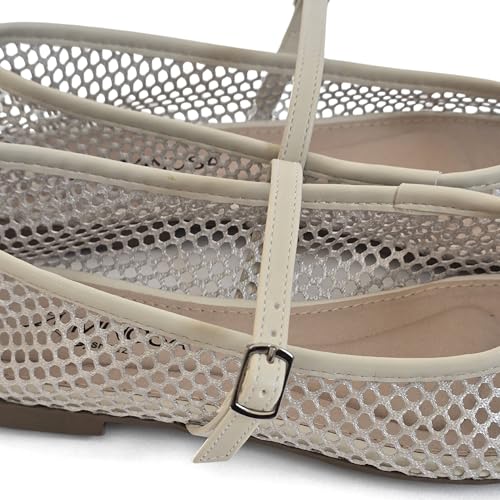 LUMINOSA Women’s Square-Toe Mary Jane Flats2