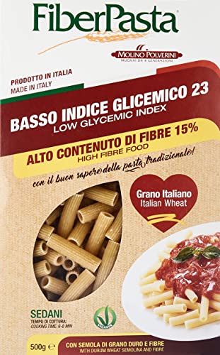 FiberPasta Sedani a Basso Indice Glicemico 500g