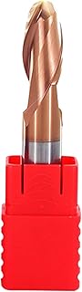 BERWENNY YINGJUN Ball Nose End Mill 2 Flutes CNC Milling Cutter for Metal Face and Slot Machining HRC55 Coated End Mills (Cutting Edge Diameter : 1pcs, Dimensions : R6X12DX75L 2T)