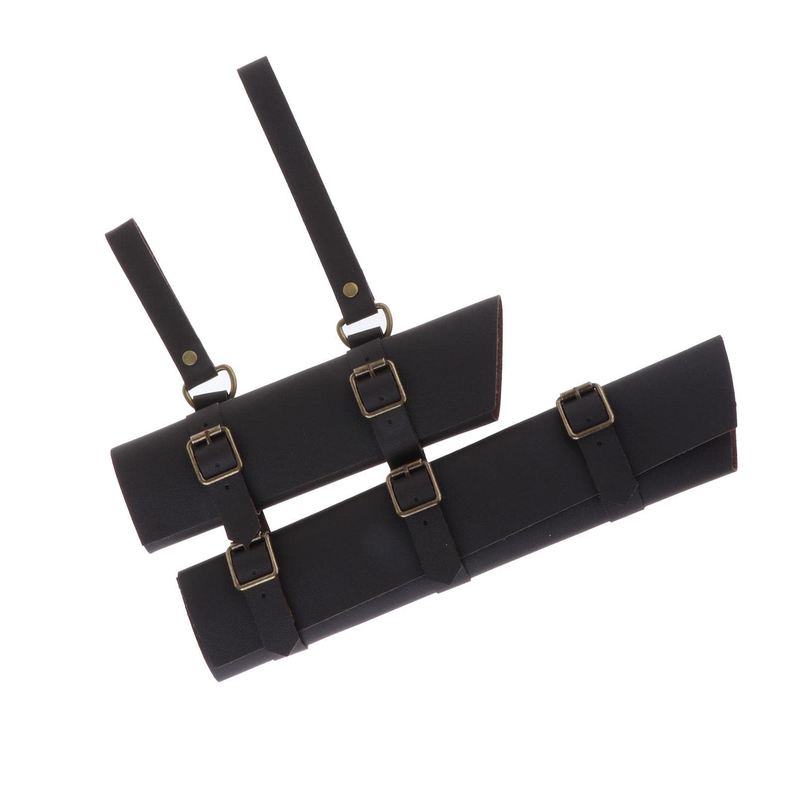 MYADDICTION Double Waist Scabbard Weapon Rapier PU Dagger for Cosplay Stage Adults BrownClothing Shoes & Accessories | Mens Accessories | Belts