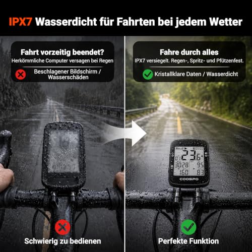 COOSPO BC26S Fahrradcomputer Trittfrequenzsensor Bundle Bluetooth