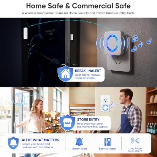 Wireless Door Chime Set--3 Pcs DROPS TO - image 4