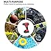 AirXwills Tire Inflator Air Compressor Pump with Digital Gauge 120 Psi Portable Cordless Pump with Rechargeable Battery Auto-Stop for Inflatables