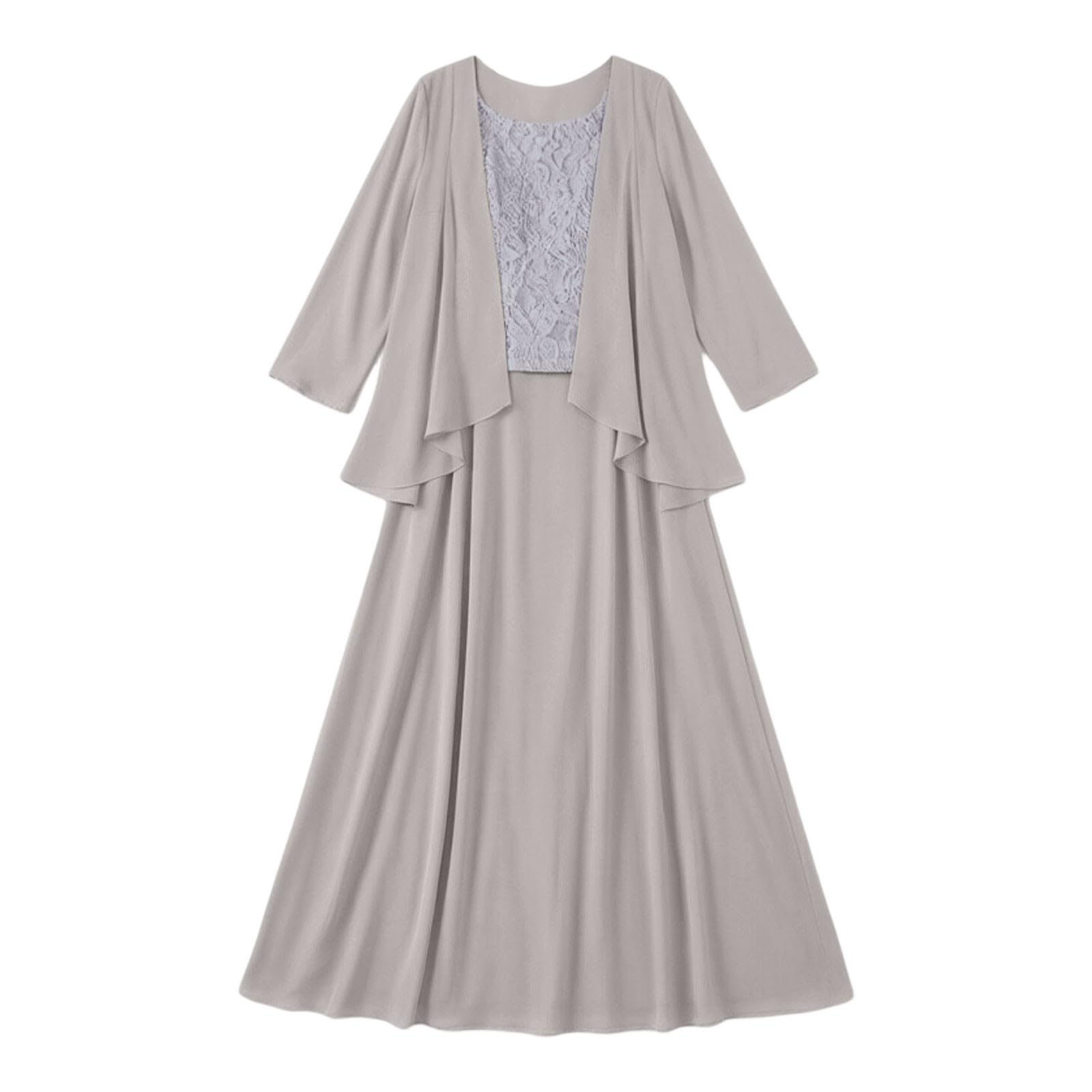 Elegante Completo a Tre Pezzi con Gonna Lunga per Occasioni Formali, Abito Snellente Perfetto per Feste e Balli di fine Anno.