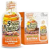 5-hour ENERGY BIRTHDAY CAKE Flavor, 6 Count, 1.93 Fl Oz Energy Shot, Extra Strength, Amino Acids, B Vitamins, Sugar Free and Zero Calories