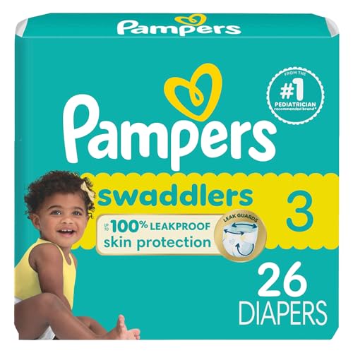 Image of Pampers Baby Diapers - Swaddlers - Size 3, 26 Count, Ultra Absorbent Disposable Infant Diaper