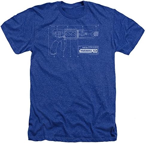 Warehouse 13 Sci-Fi Fantasy TV Series Tesla Gun Adult Heather T-Shirt Tee Apparel