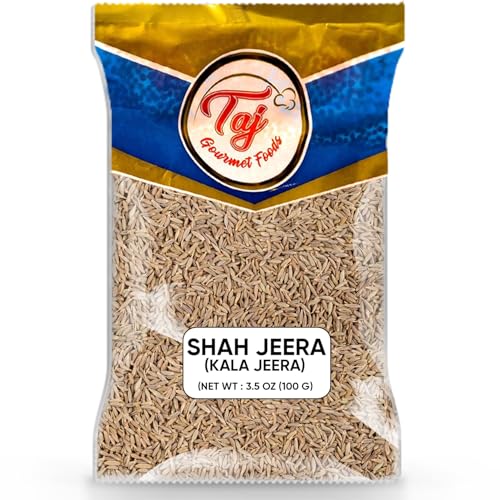 TAJ Shah Jeera 3.5oz | Black Cumin Seeds | Kala Jeera