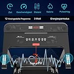 GOPLUS Klappbares Laufband, elektrisches Laufband mit 12 voreingestellten Programmen, App-Steuerung, Bluetooth-Lautsprecher, LED-Monitor und Gerätehalterung, tragbares Laufband für Wohnung – Bild 2