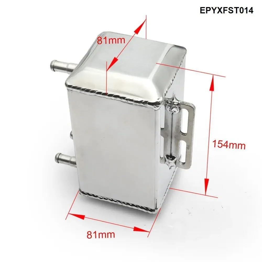 Aluminiowy uniwersalny zbiornik wyrównawczy oleju Separator oleju Zbiornik oleju EPYXFST014 Zbiornik Oleju Wspomagania Kierownicy