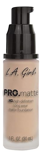 Miniatura 9 de L.A. Girl PRO.matte - Base de maquillaje, marfil, GLM671, 1 onza líquida