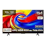 TCL ADVANCED 4K QLED TV 50' P7L Google TV, Tela HVA, Design Slim, 120 Hz VRR, Processador AIPQ, Dolby Vision e HDR10+