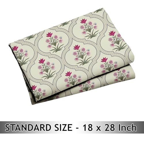 Image of VAS Collections Premium 160 TC Microfiber 3D Printed Pillow Covers | Regular Pillow Cases | 2 Piece Pillow Cover, Queen Size (30 x 20 inches), Greenish Yellow