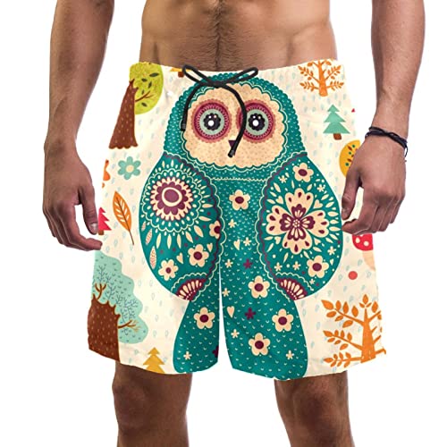 Maillots de Bain pour Hommes JDEZ Short Plage Floral Séchage Rapide