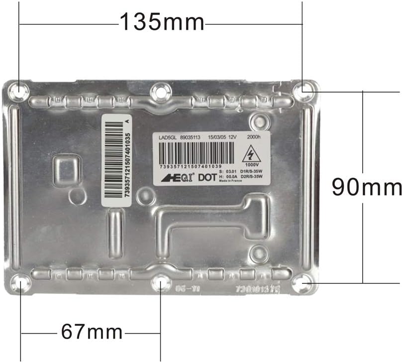 LAD5GL 4Pin OEM 89035113 D1S D1R D2S D2R Xenon Control Ballast Unit Headlight