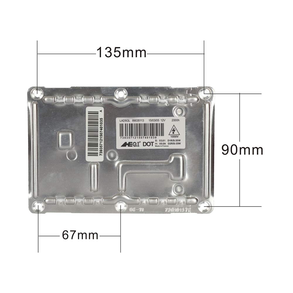 Reactor de Xenón HID, unidad de control para faros, módulo de computadora de repuesto para LAD5GL 89035113