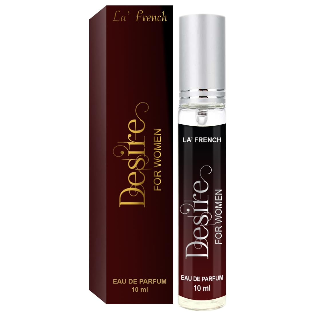 La French Desire Perfume for Women | Premium Luxury Extra Long Lasting | Eau De Parfum | Floral Fragrance Perfume | 10ml Pocket Perfume Pack of 1